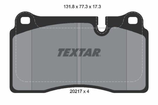 Bremseklosser TEXTAR 2021701