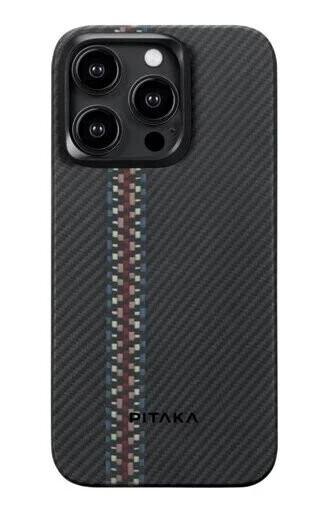 PITAKA Fusion Weaving MagEZ 4 600D rhapsody iPhone 15 Pro Max