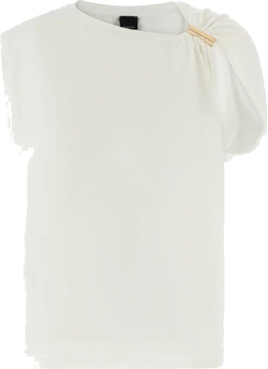 Pinko Dame Topper Hvit M 