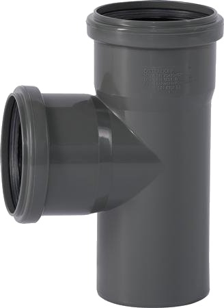 75 Mm X 87° Grenrør Afløb Pp Grå