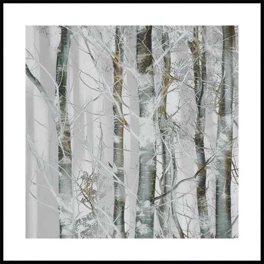 Silver branches Plakat Plakat / 30x30cm