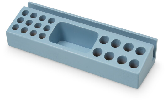 Nofred Wooden Penholder Blue Nofred Wooden Penholder Blue