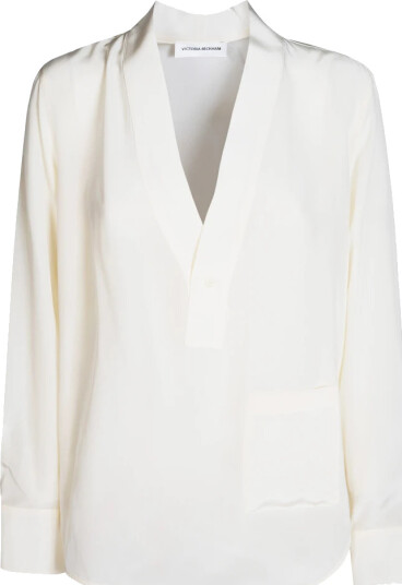 Victoria Beckham Dame Bluser & Skjorter Beige 2XS,