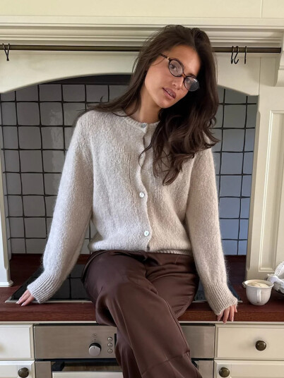BYIC IdaIC Cardigan Beige S/M