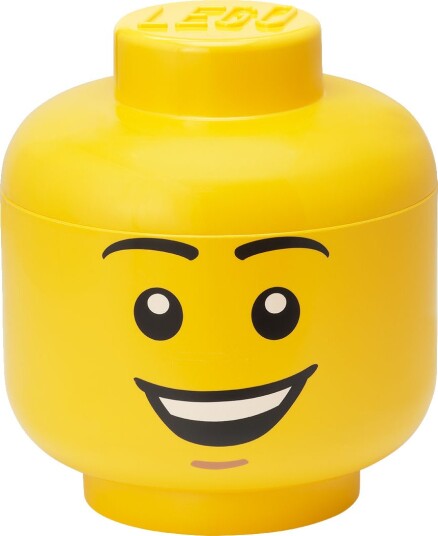 Lego Stor Oppbevaringsboks Guttehode Gul Lego Stor Oppbevaringsboks Guttehode Gul