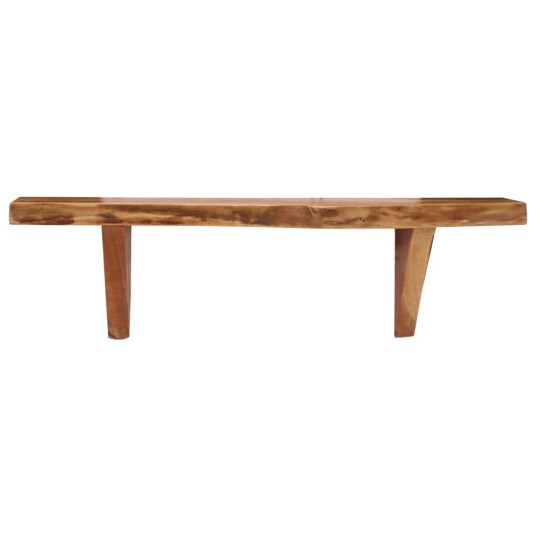 vidaXL Vegghyller 2 stk 60x20x16 cm heltre akasie