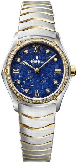 Ebel Dameklokke 1216562 Classic Blå/18 karat gult gull Ø29 mm