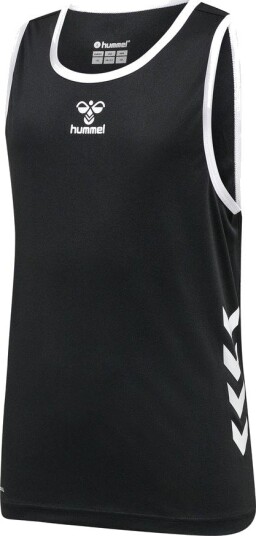 Hummel Basketballdrakt   Svart/hvit Barn størrelse 152 cm