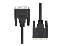 ProXtend - DVI-kabel - enkeltlenke - DVI-D (hann) til DVI-D (hann) - 3 m - tommelskruer, 1920 x 1200 (WUXGA)-støtte, 1080p støtte 60 Hz - svart