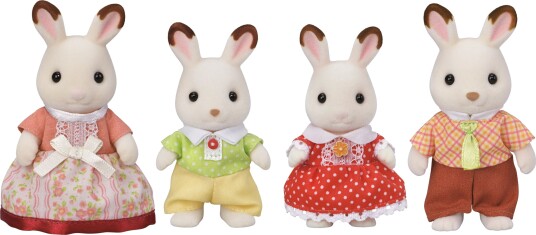 Sylvanian Families Chocolate Rabbit Family Sylvanian Families Chocolate Rabbit Family