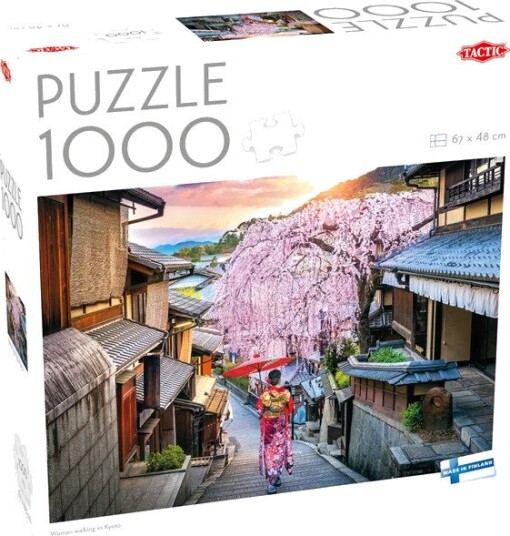 Tactic 1000 pcs puzzle: Woman walking in Kyoto