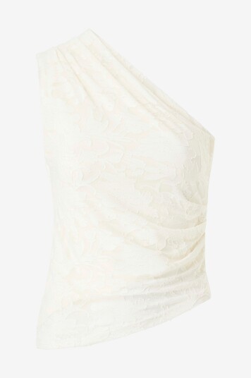 Gina Tricot Topp Asymmetric Top Beige