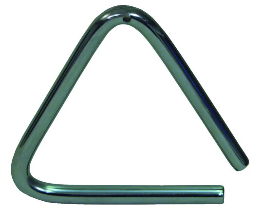 DIMAVERY Triangle 10 cm with beater DIMAVERY Triangle 10 cm with beater