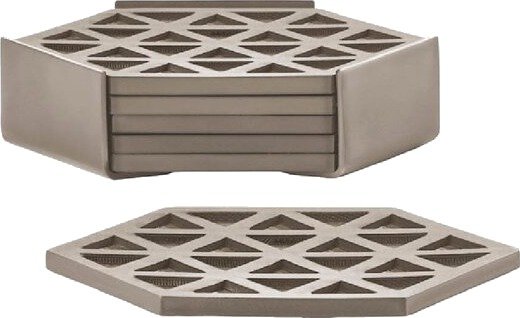 Zone Denmark - Triangles glassbrikker 6 stk taupe