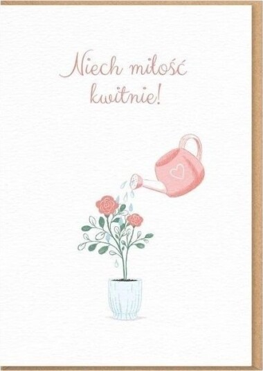 Nadwyraz.Com Bryllupskort   La Kjærligheten Blomstre