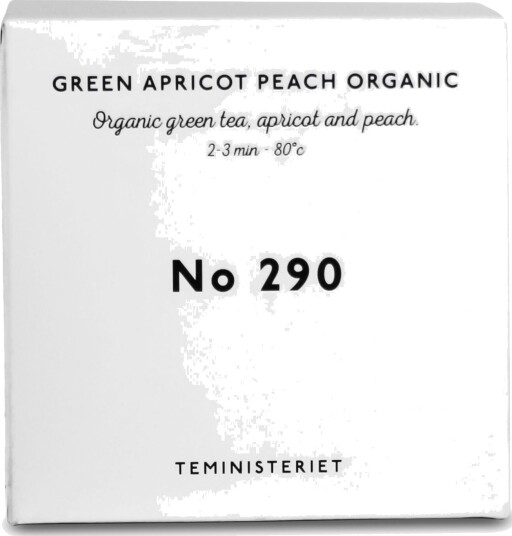 Teministeriet Signature 290 Green Apricot Peach Organic Boks Te