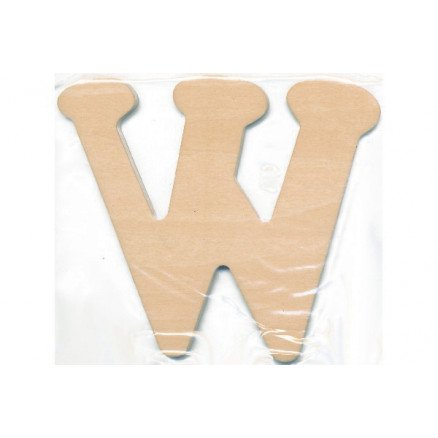 Craft Line Trebokstav W 10x0,4cm 1 stk