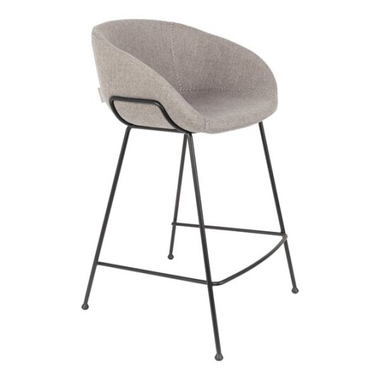 Zuiver Feston Barstol 65 cm grå 2stk