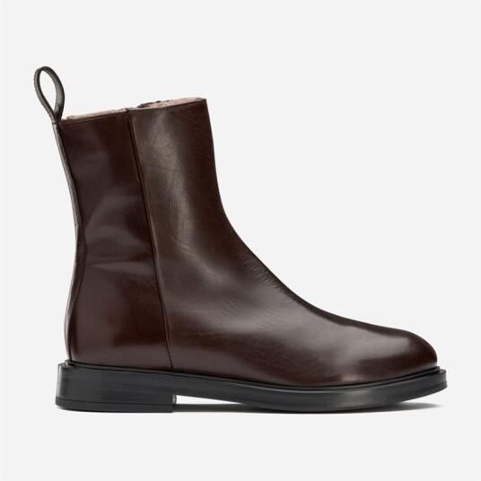 Laura Bellariva Classic Boots With Fur Dark Brown Laura Bellariva Classic Boots With Fur Dark Brown