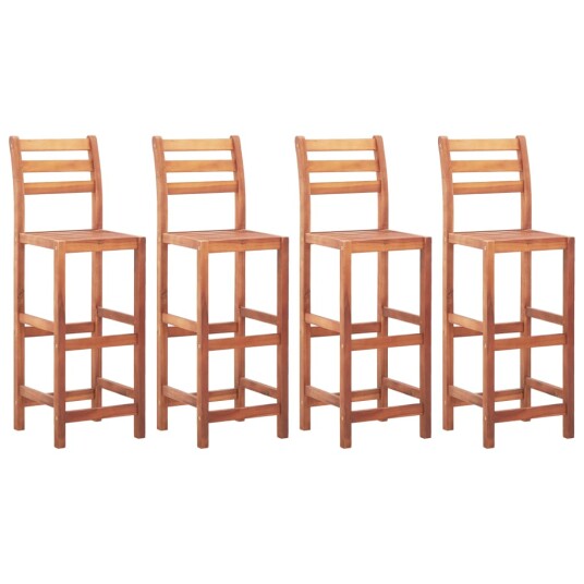 vidaXL Barstoler 4 stk heltre akasie vidaXL Barstoler 4 stk heltre akasie