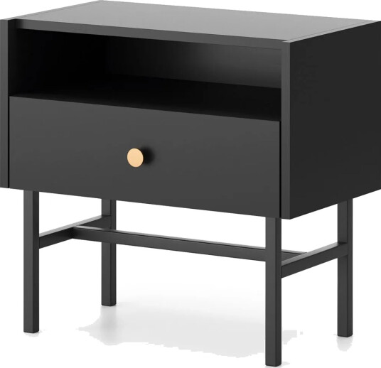 Francisca Nattbord 55 cm - Svart