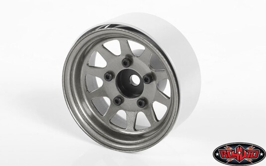 RC4WD 0258 OEM Stamped Steel 1.55" Beadlock Wheels Plain