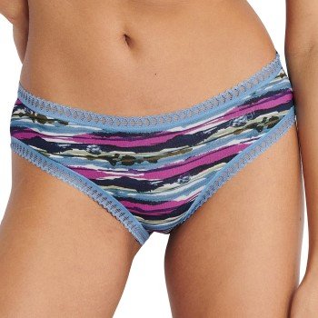Sloggi Truser 3P GO Crush Hipster Briefs Blå/Grønn bomull XX-Large Dame
