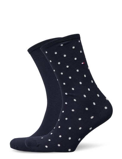 Tommy Hilfiger Th Women Sock Dot 2P Blue 39 42 Tommy Hilfiger Th Women Sock Dot 2P Blue 39 42