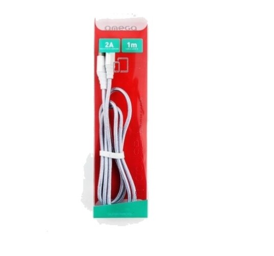 Omega Oufbb3mboxs 1 M Micro-Usb Usb Sølv Hvit Omega Oufbb3mboxs 1 M Micro-Usb Usb Sølv Hvit
