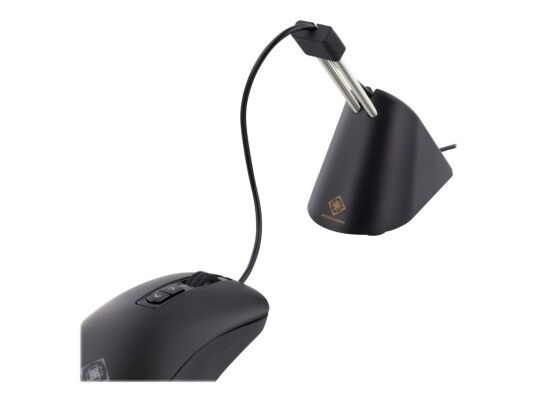 Deltaco Gaming Gam-044 Mouse Bungee - Muskabelstyringssystem - Svart, Sølv Deltaco Gaming Gam-044 Mouse Bungee - Muskabelstyringssystem - Svart, Sølv
