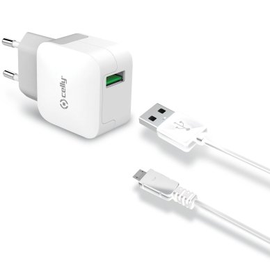 USB-lader Micro-USB 2.4 A Rask USB-lader Micro-USB 2.4 A Rask