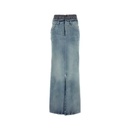 Maison Margiela Dame Skjørt Blå 2XS,