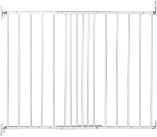 Dogspace Lucky Hundegrind Utdragbar Hvit 62.5-106.8X72.5 cm