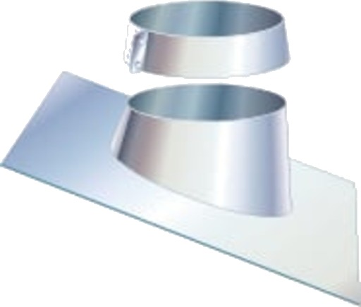 Metalbestos skorstein Ø 230mm beslag 5-32° aluminium