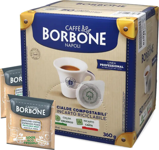 Caffè Borbone | Nera Resirkulerbar innpakning 50 E.S.E. pods
