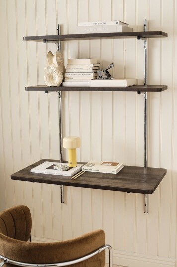 Ellos Home Skrivebord / Vegghylle Gilda Brun