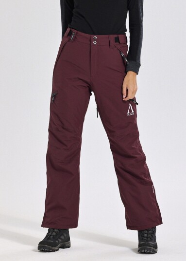 Slade Aspen Shell Pants W Burgundy 44 Skibukser