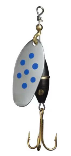 Myran Panter Spinner 15g Silver/Blå/Prick