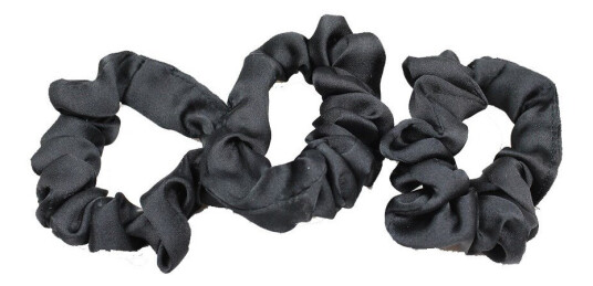 By Lyko 3 Pack Thinner Scrunchies Black By Lyko 3 Pack Thinner Scrunchies Black