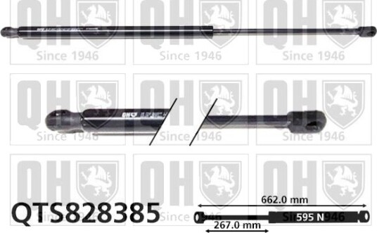 QUINTON HAZELL QTS828385 Baklukedemper