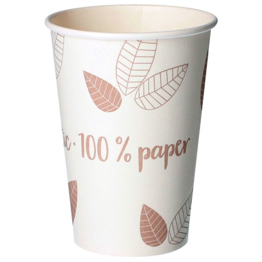 PAPSTAR Engangskopp Zero; 18cl, 7x9.2 cm (ØxH); Kremhvit; 80 Stykk / Forpakning