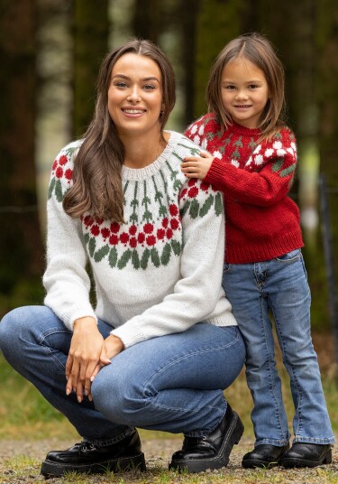 Viking Garn 2431 8A Misteltoe Genser