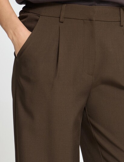 ICHI Ihfava Wide Pa Brown 36