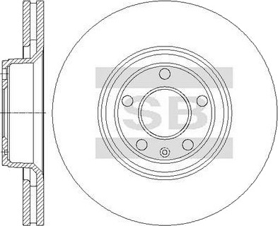 Bremseskive Hi Q SD5454