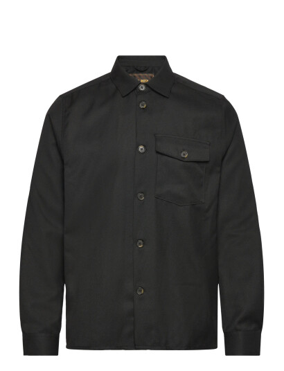 Mos Mosh Gallery Mmgnole Serge Overshirt - Black - L