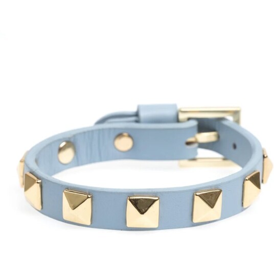 Dark Leather Stud Bracelet, Dark Armbånd Dark Leather Stud Bracelet, Dark Armbånd