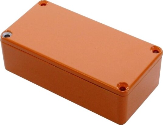 Hammond Electronics 1590G2OR 100 × 50 × 31 mm Støpt Aluminium Oransje Kabinett
