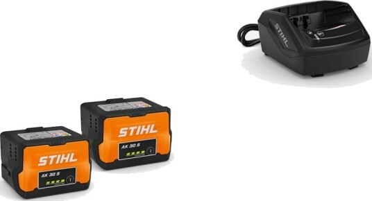 Stihl Startsett 2 x AK 30 S + AL 101 Batteri og lader