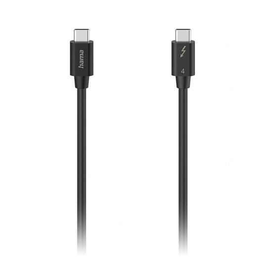 Hama USB-C Thunderbolt-3 & 4 Kabel 80cm 80cm 40Gbit/s Ultra-HD 8K Hama USB-C Thunderbolt-3 & 4 Kabel 80cm 80cm 40Gbit/s Ultra-HD 8K