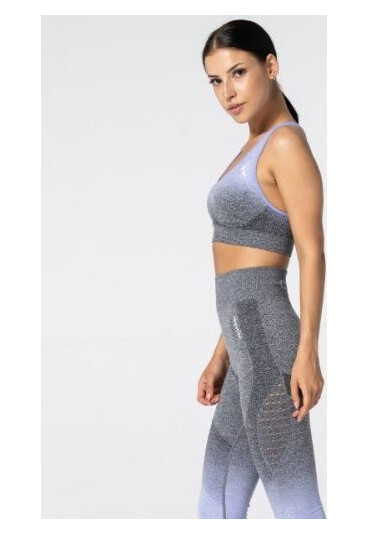 Carpatree Biustonosz Phase Seamless Bra Purple & Grey Ombre R. Xs